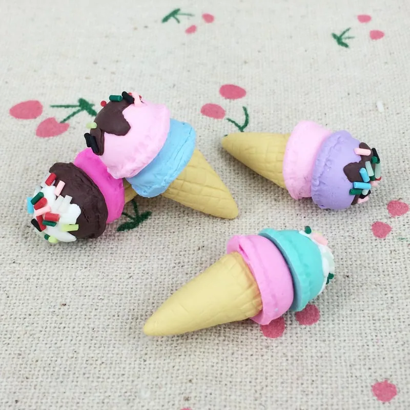 10 шт. смешанных цветов DIY Kawaii глина ручной работы Декор миниатюрный Искусственный