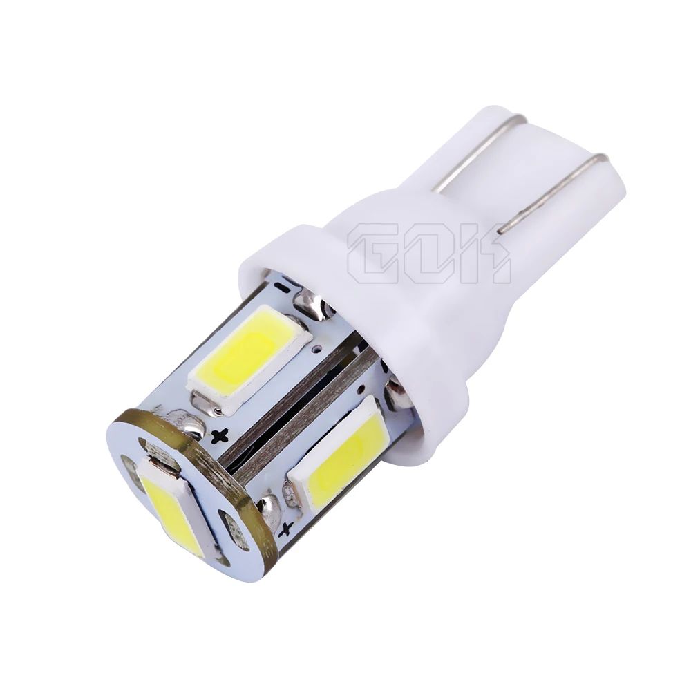 Автомобильная светодиодная лампа T10 5SMD 500 шт. автомобильная W5W t10 5led 192 168 194 5730 5630 SMD