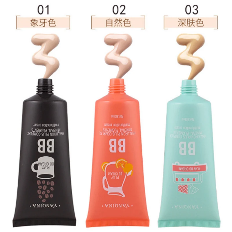 YQN brand Moisturizing moisturizing isolation oil control whitening and water replenishment for long-lasting BB fros |