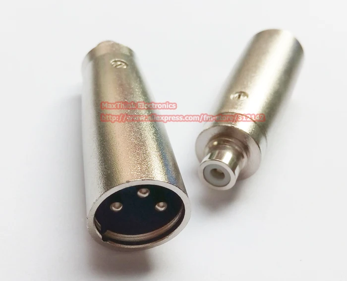 XLR штекер RCA гнездовой разъем адаптера микрофон аудио 3Pin Женский 2 шт бесплатная