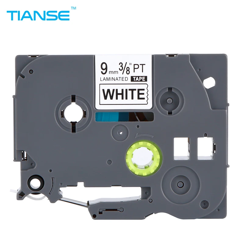TIANSE 5 шт. TZe 221 9 мм черный на белом TZe221 TZ221 TZ лента для принтера Brother P touch label maker 3/8 &quotW