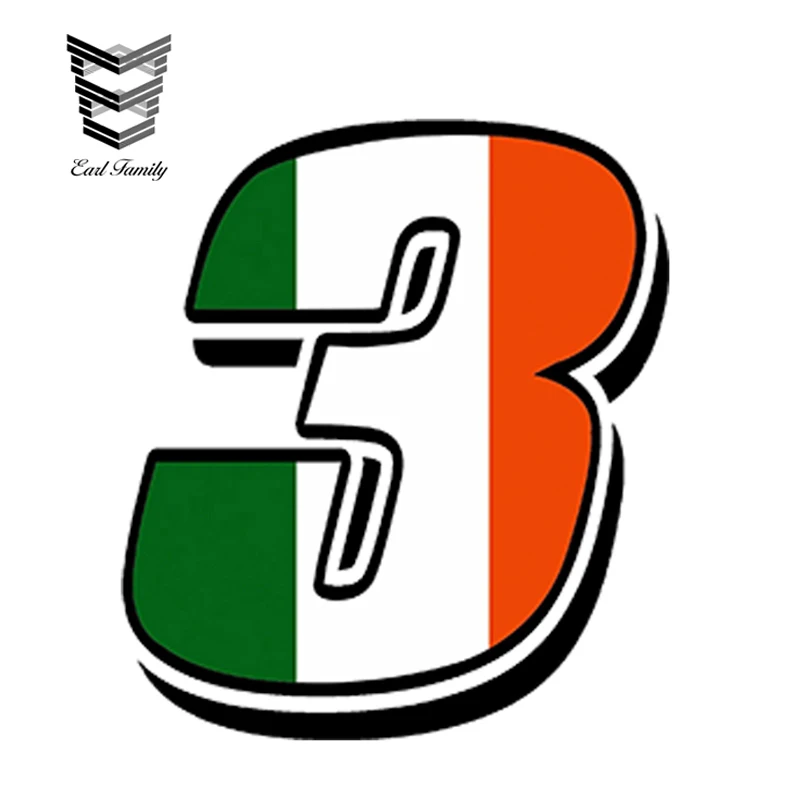 EARLFAMILY 13 см x 10 автомобильный Стайлинг номера из винила ирландский флаг
