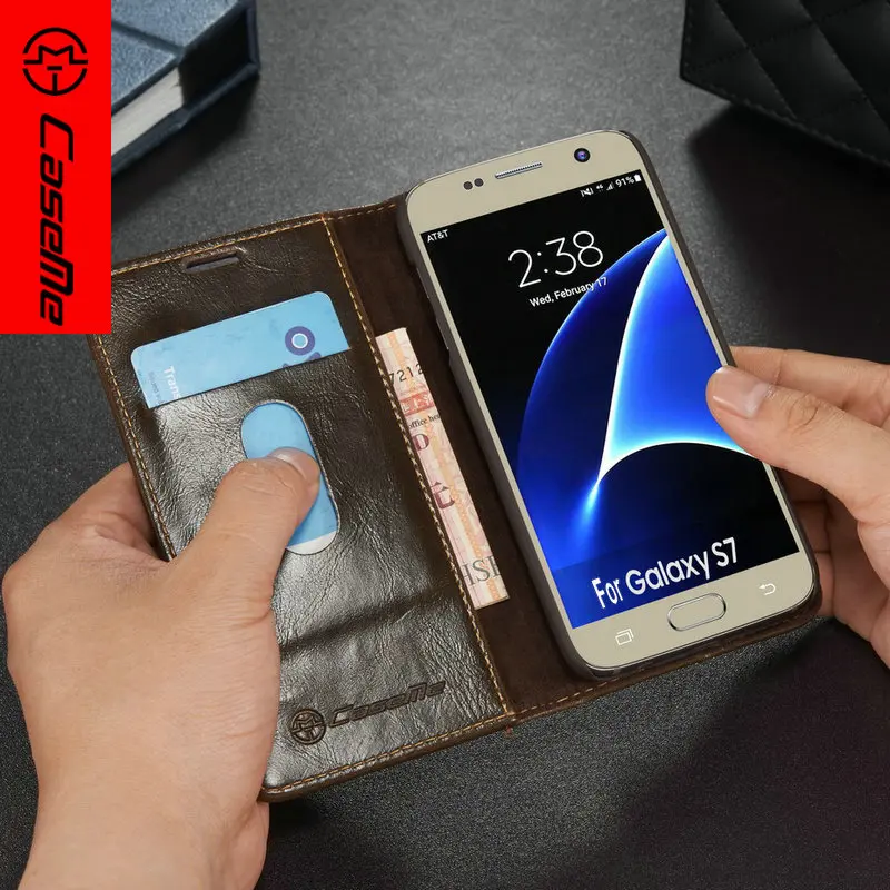 Для Samsung Galaxy S7 случае Интимные аксессуары Стенд Бумажник откидная крышка