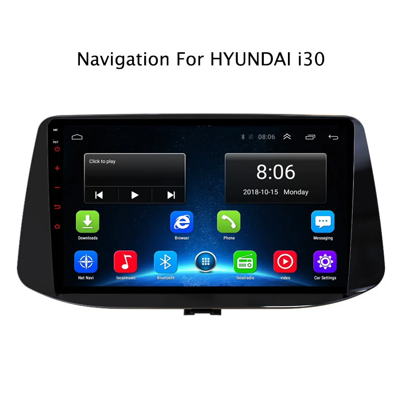 NAVITOPIA 9 дюймов 4G LTE wifi головное устройство для hyundai i30 2017 2018 Android 6 0 2G + 32G