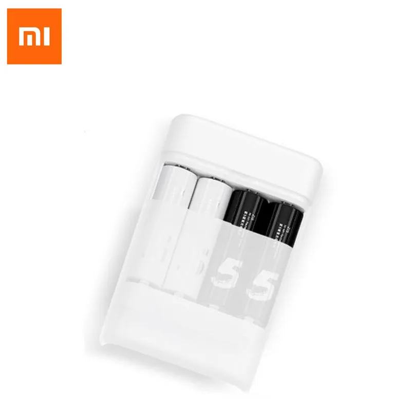 Новое зарядное устройство Xiaomi ZMI ZI5/ZI7 AA/AAA Ni MH с 4 слотами портативное