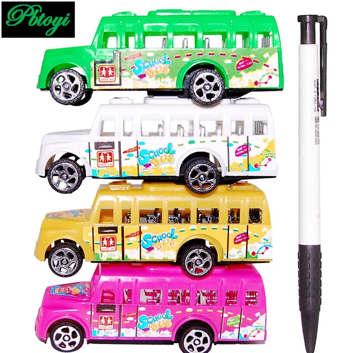 Children's Plastic Toys Wholesale Bus Back To School Mixed Batch Model Luxury 25g PI0701 |