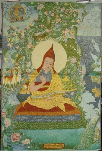 Лучшая версия картина из парчи Thangka шелковая вышивка Будды|buddha|buddha painting |