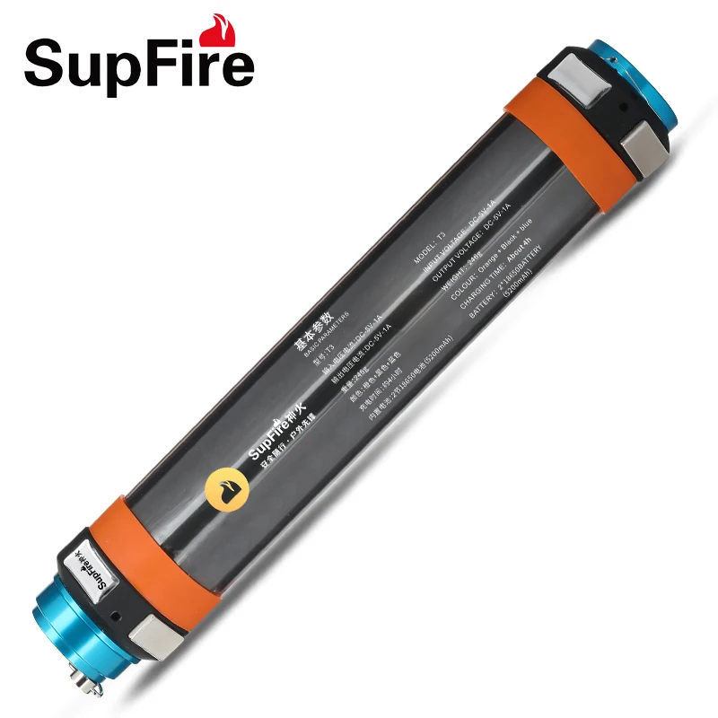 Походный фонарь фонарик лампа для кемпинга Supfire Linterna Фонарик светодиодный T3