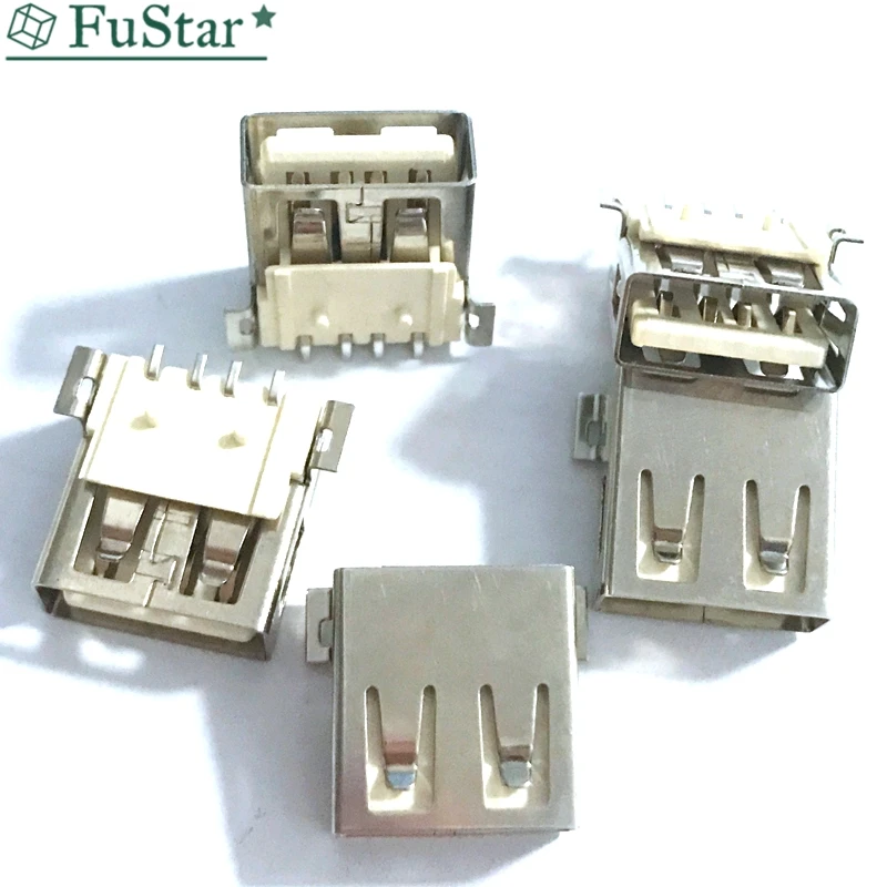 10/20 шт. стандартные женские паяльные разъёмы USB типа А разъем для печатной платы