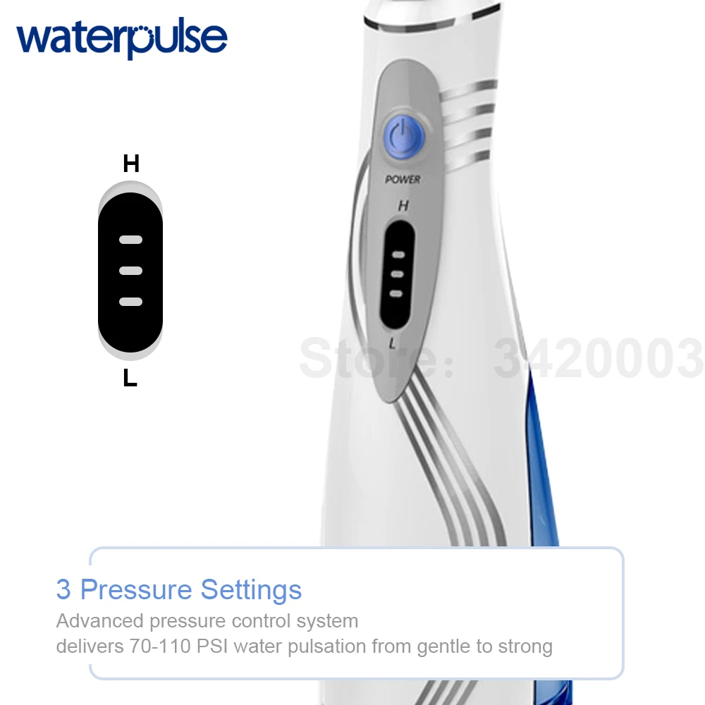 Ирригатор для полости рта Waterpulse V400P Портативный Стоматологический с 4