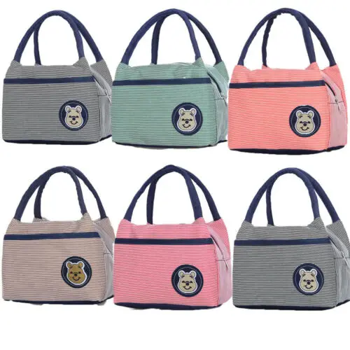 Взрослые женщины дамы девушки Портативный изолированный еда ужин коробка-сумка