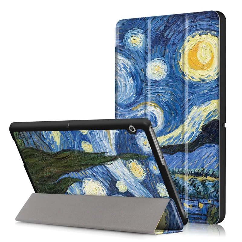Роспись Обложка для 9.6 &quotдюймов Huawei MediaPad T3 10 случае шлепанцы из искусственной