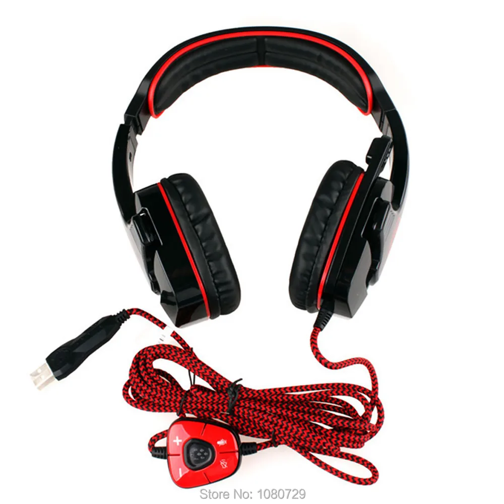 Sades 901 SA SA901 USB игровая гарнитура 7.1 Surround Sound игра наушники с микрофоном для ПК