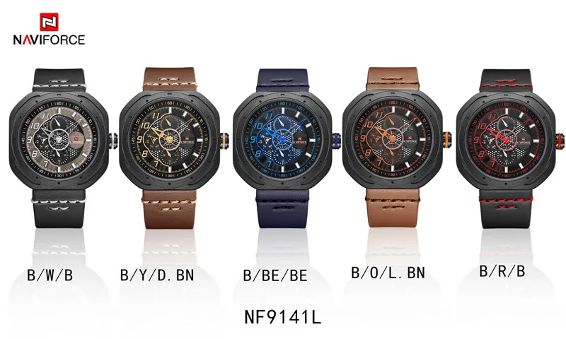 NAVIFORCE Для мужчин спортивные часы Дата неделю лучший бренд класса люкс в стиле