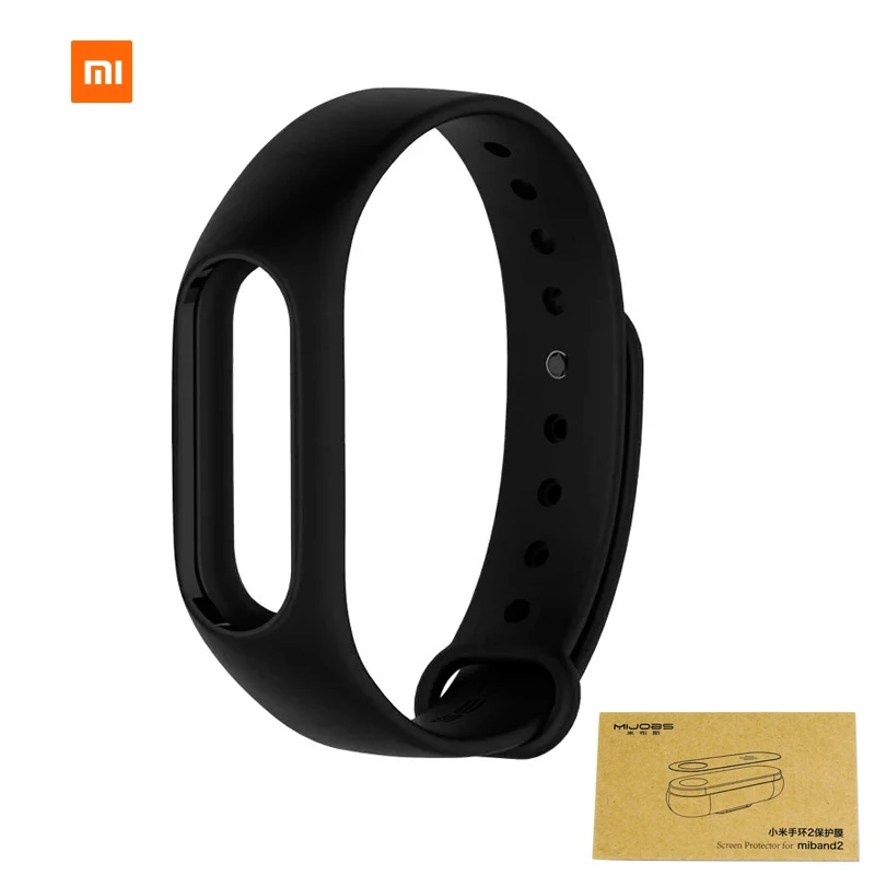 original Black Xiaomi mi ремешок цветной браслет mi Band 2 аксессуары сменный умный ремешок силиконовый браслет - Цвет: original Black