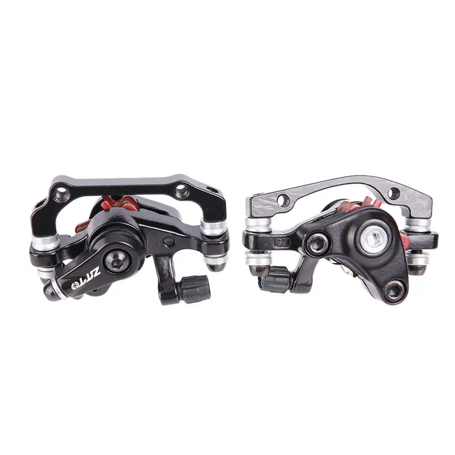 Brake Capliers ZTTO MTB велосипедный передний задний тормоз дисковый тормоз для XC горный велосипед механический дисковый тормоз набор с 160 мм роторным тормозным рычагом - Цвет: Brake Capliers