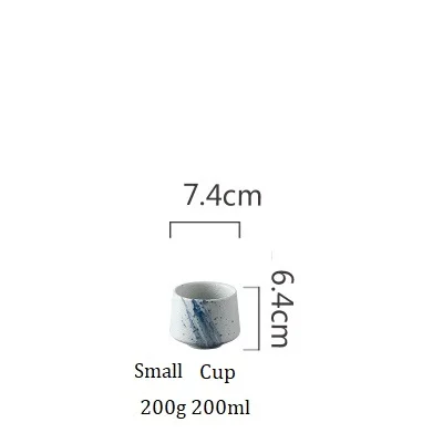 Small Cup NIMITIME, западный стиль, керамическая овальная миска для риса, Салатница, фруктовое блюдо, чашка для воды, кофейная чашка, набор посуды - Цвет: Small Cup