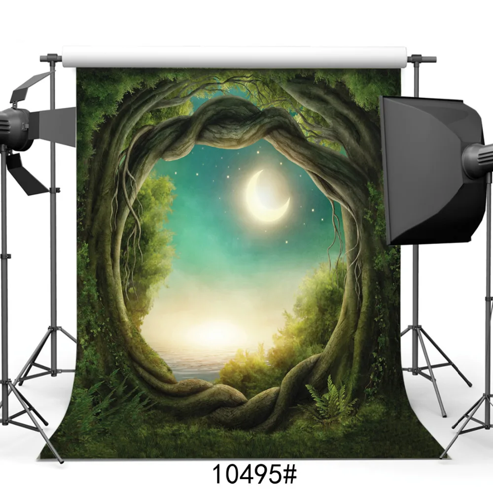 

Photography Backgrounds for Photo Studio Scenic Tree Branches Fary Vinyl Cloth Portrait Photo Backdrops for Wedding Kids Baby