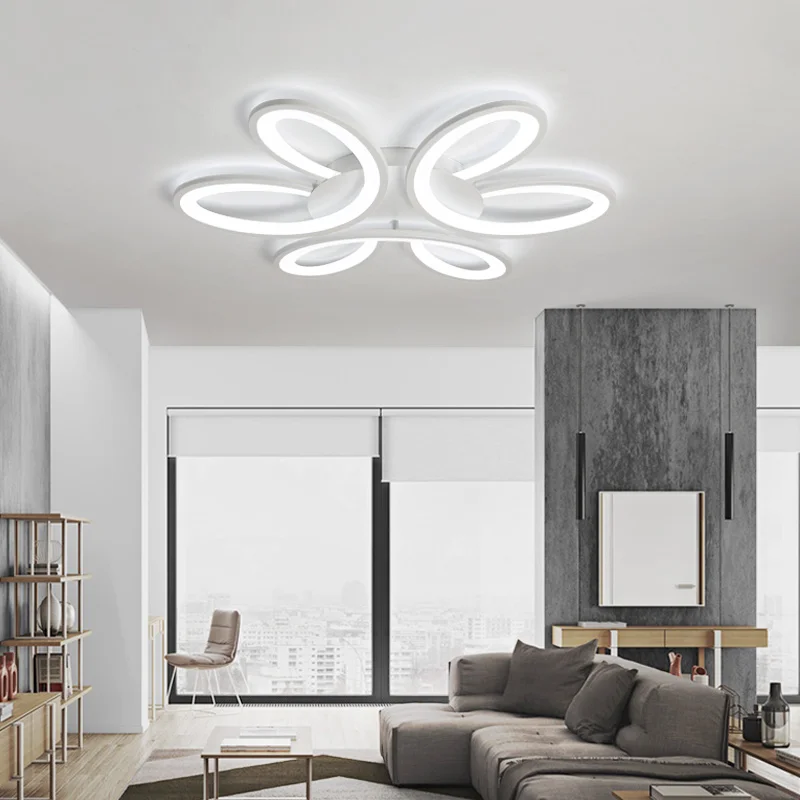 Потолочная люстра светодиодная для гостиной столовой умного дома|lustre chandelier|ceiling