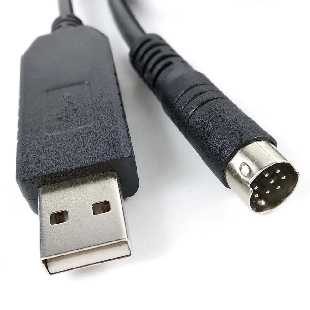 FTDI USB TTL при напряжении от 5 В до мини DIN 8P мужской программирования кошка кабель