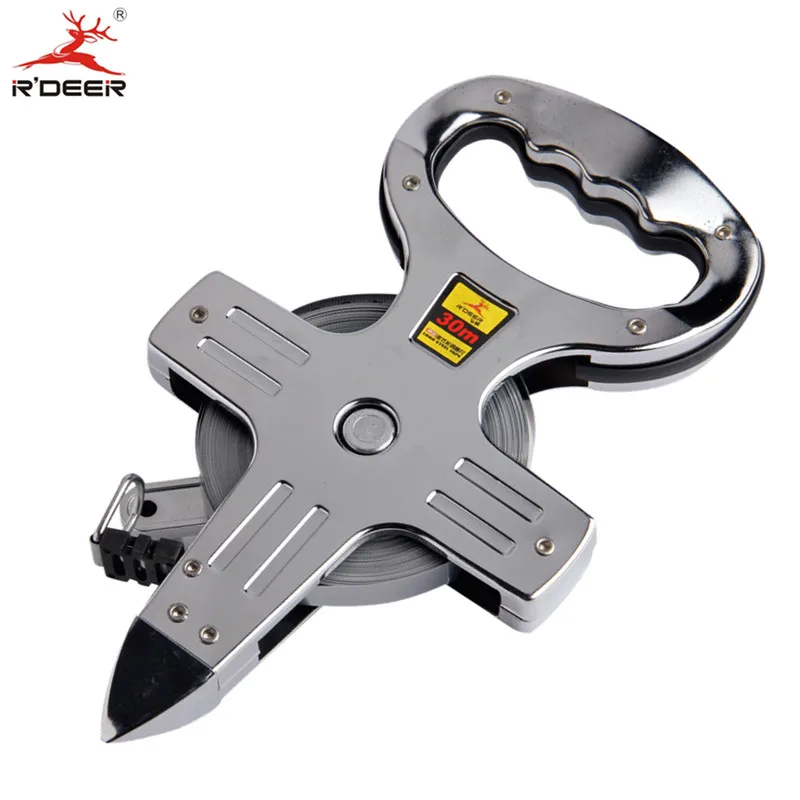 1 лента из ПК RDEER измеритель 30 м/50 м рулетка нержавеющей стали стадиометр метр