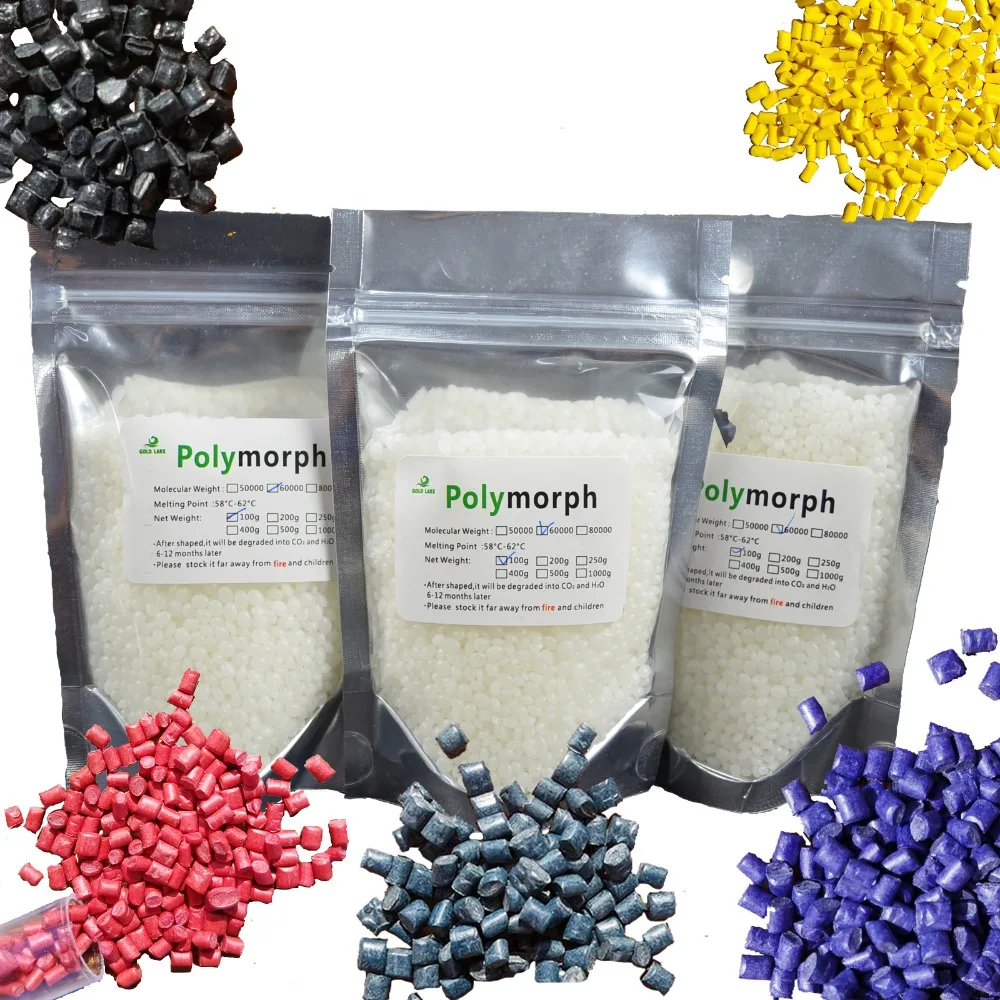 80 г PCL и 1 Цвет комплект полиморф Plastimake Форма переключения вещь прототипе Материал Instamorph для