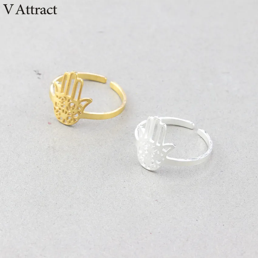 Кольцо из нержавеющей стали в стиле панк с V-образным притягиванием | Украшения и