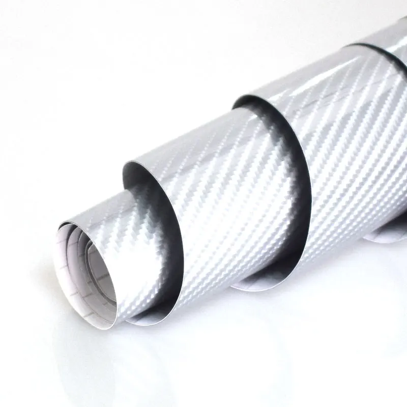 10 см х автомобильный Стайлинг глянцевая виниловая пленка 5D из углеродного