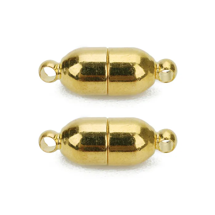 Gold F7683 Fostfo 5 шт./лот Магнитная застежка крючки ювелирные изделия застежки концевые колпачки Ожерелье Браслеты застежка Разъемы для изготовления ювелирных изделий - Цвет: Gold F7683
