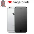 Матовое закаленное стекло для iphone x 5s se 6 6s 7 8, без отпечатков пальцев, Защита экрана для iphone 6s 7 8 plus, защитная пленка