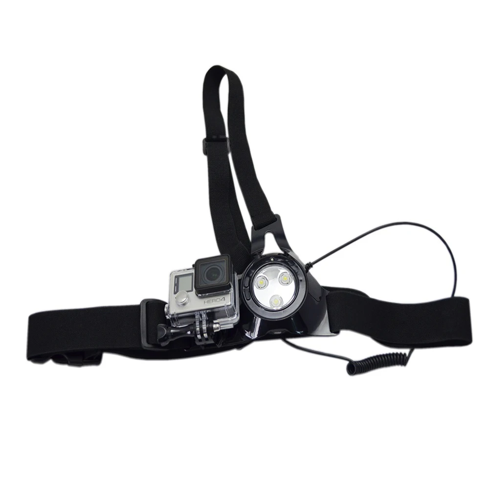 Для GoPro ночного пробежного света нагрудный ремень светодиодная вспышка лампа для