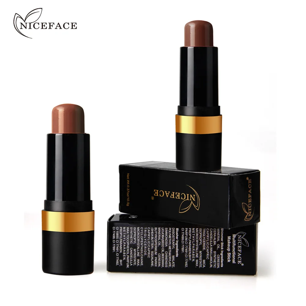 NICEFACE Professional Bronzer макияж водостойкая контурная бронзовая палка кремовая основа