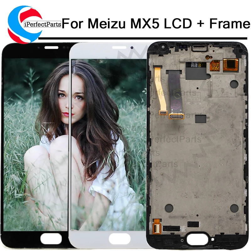 ЖК дисплей и дигитайзер для MEIZU MX5 5 дюйма сенсорный экран с рамкой запасные