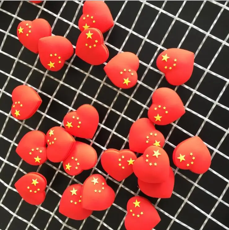 Оптовая продажа 50 шт Китай красное сердце Теннисный Демпфер Амортизатор для