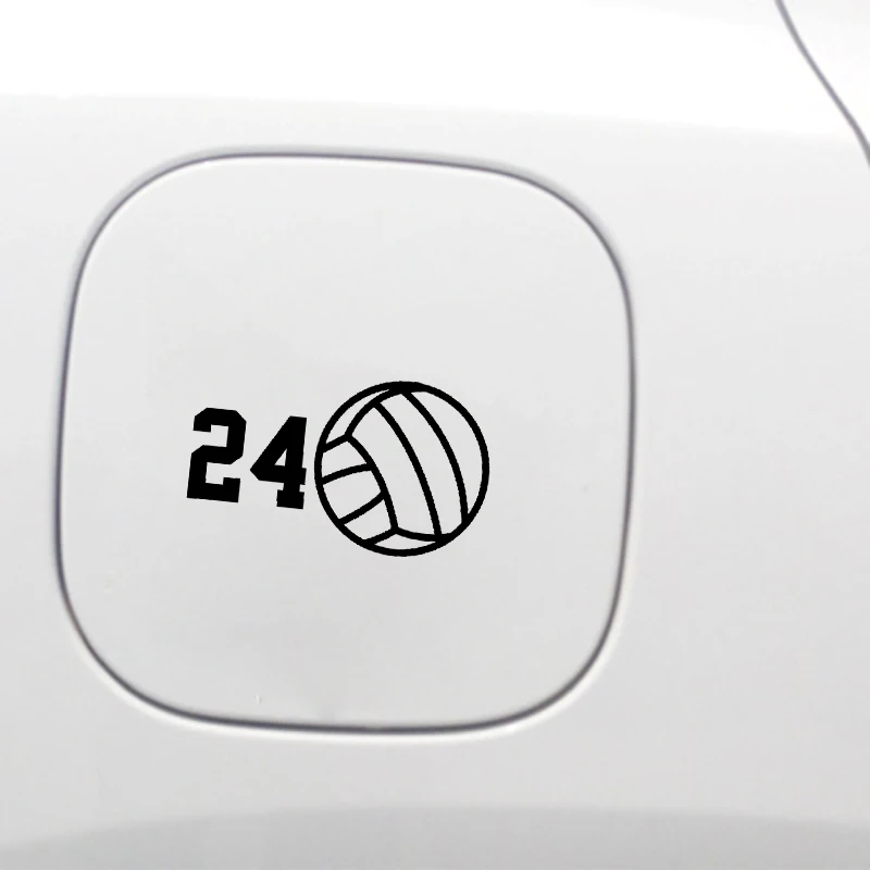 QYPF 13.1*7.7CM Interesting Volleyball Player Decor Car Modelling Sticker Vinyl High Quality Silhouette Black/Silver C16-1410 | Автомобили