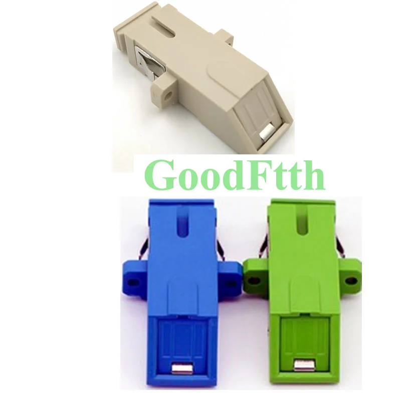 Shutter Cover Adapter Adaptor Coupler SC-SC Simplex Zirconia Ceramic Sleeve GoodFtth 100pcs/lot