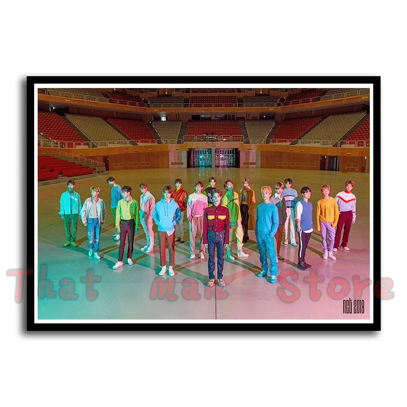 NCT 2018 в Корейском стиле постер музыкальной группы четкое изображение настенные