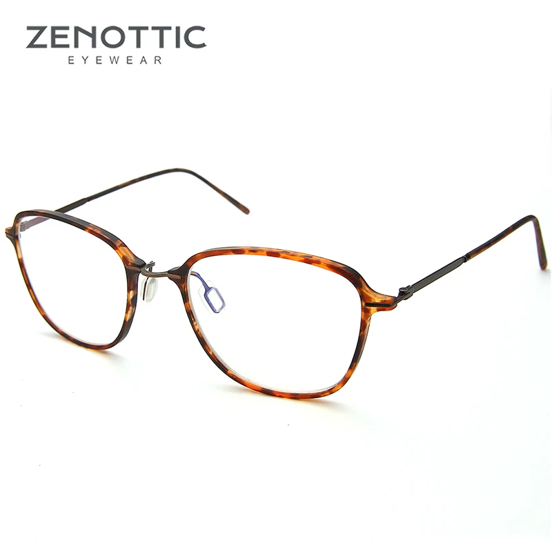 ZENOTTIC очки по рецепту для мужчин оправа анти синий луч оптические близорукость