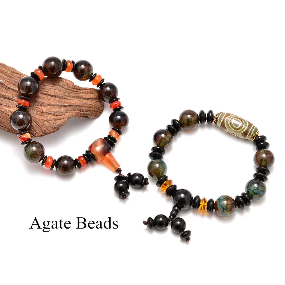 Tibetan Buddha Men Bracelet Natural Bead chakra Stone Diffuser Bracelets Jewelry Gift Drop Shipping | Украшения и аксессуары