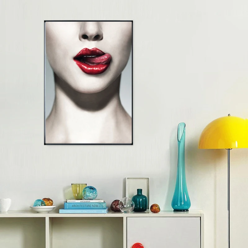 Картина маслом для гостиной Современное украшение дома сексуальная