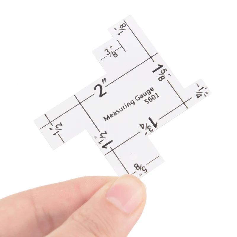 1PCS Mini Plastic Sewing Measuring Gauge Quilting Rulers Imperial Metric Scale For Crafts Measurement Tool | Дом и сад
