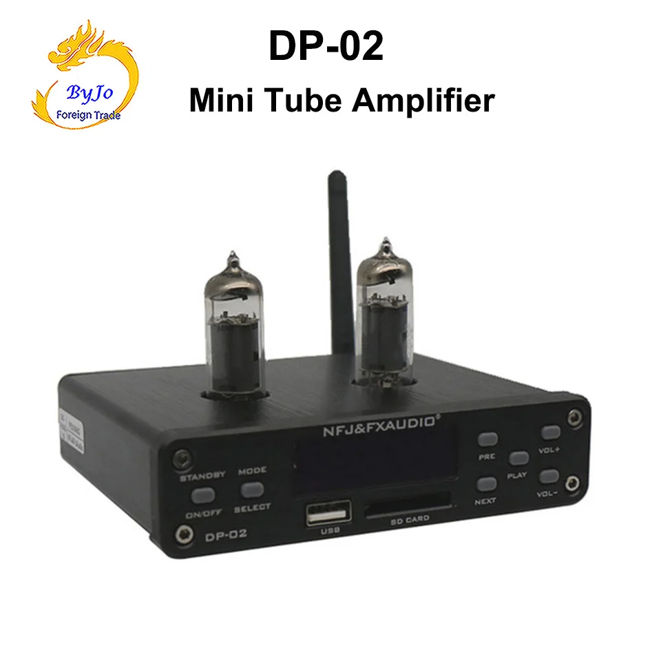 

DP-02 Bluetooth 4,0 HiFi 6k4 ламповый усилитель портативный предусилитель усилитель для наушников аудио Плата U-диск SD-карта вход