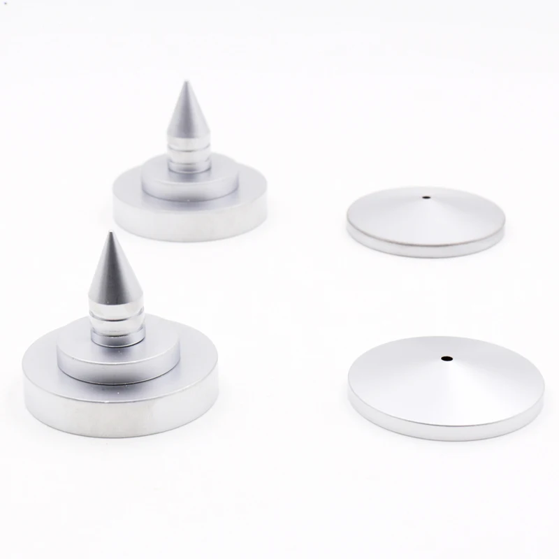 Hifi aduio 4 комплекта silverSpeaker Spike изоляция ног латунный конус поворотный усилитель Amp