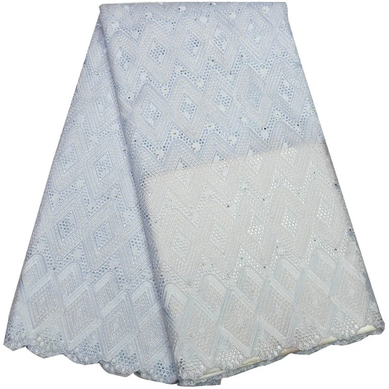 2017 Африканский хлопок вуаль кружевной ткани Высокое качество нигерийский