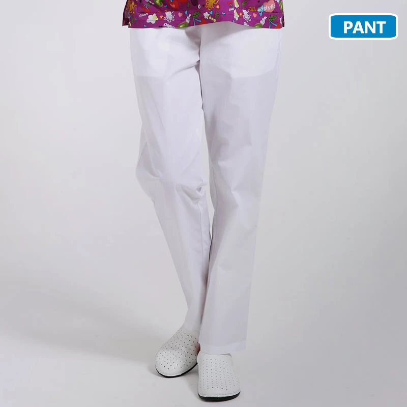 18PT001-BaiSe-Pant ANNO фиолетовая форма для ухода за ребенком, Медицинские костюмы, детская одежда для больниц, одежда для медсестер, одежда для салонов красоты, медицинская форма - Цвет: 18PT001-BaiSe-Pant