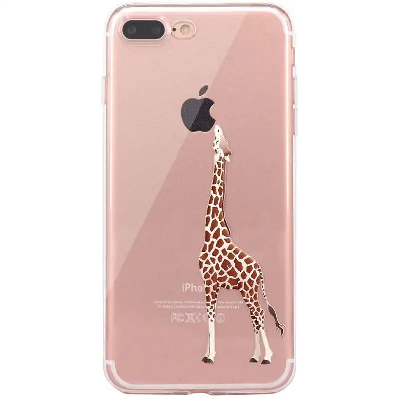 Чехол для смартфона iPhone 6 s силиконовый чехол с динозавром кошкой совами