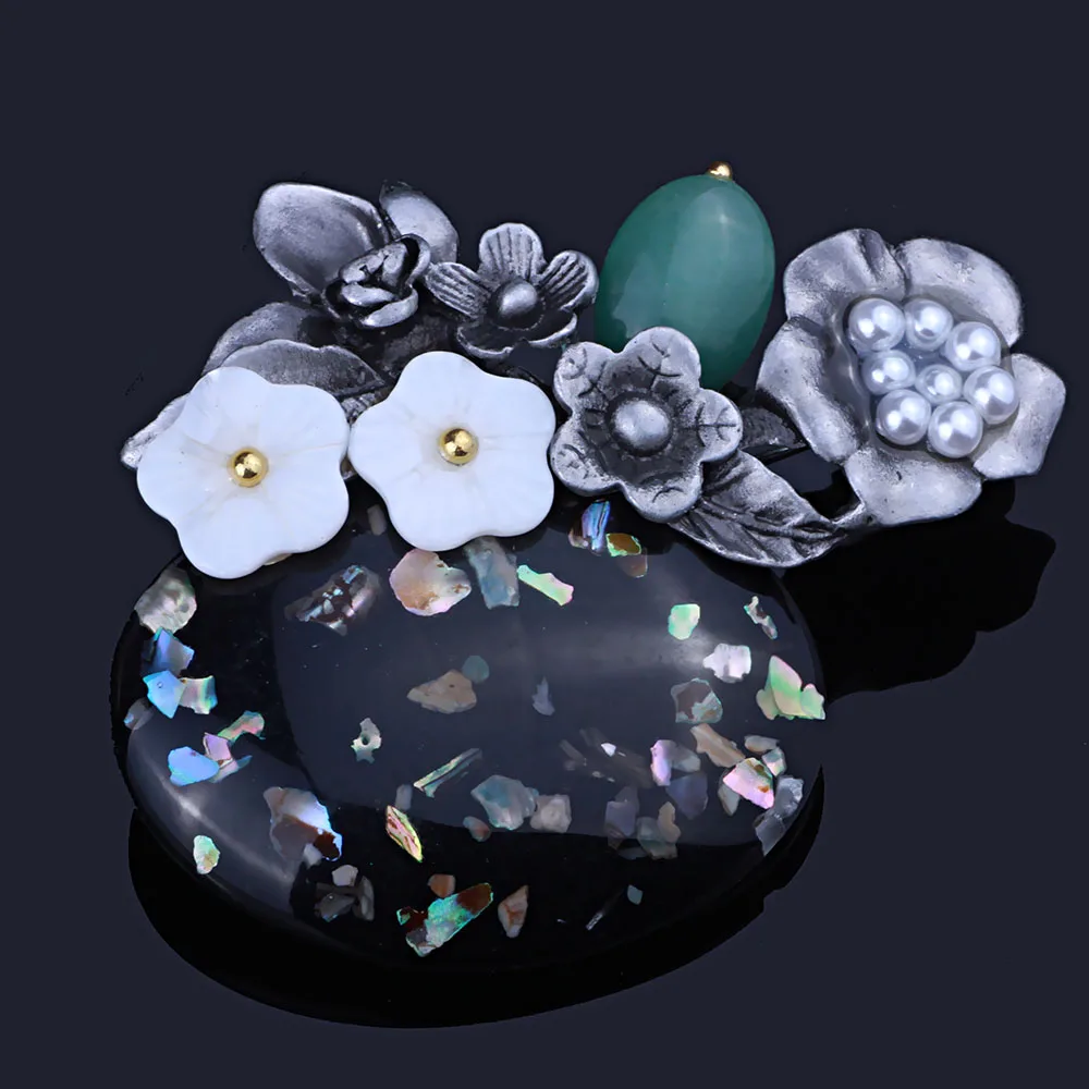 FARLENA ювелирные изделия ручной работы натуральный камень брошь в виде букета для