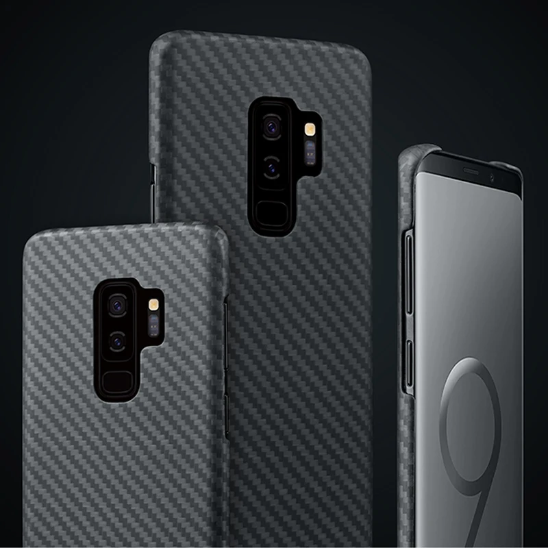 Роскошный чехол из углеродного волокна для samsung Galaxy S10 Plus S8 S9 Plus Note 10 Note 9 8 матовый арамидный чехол Ультратонкий чехол для телефона