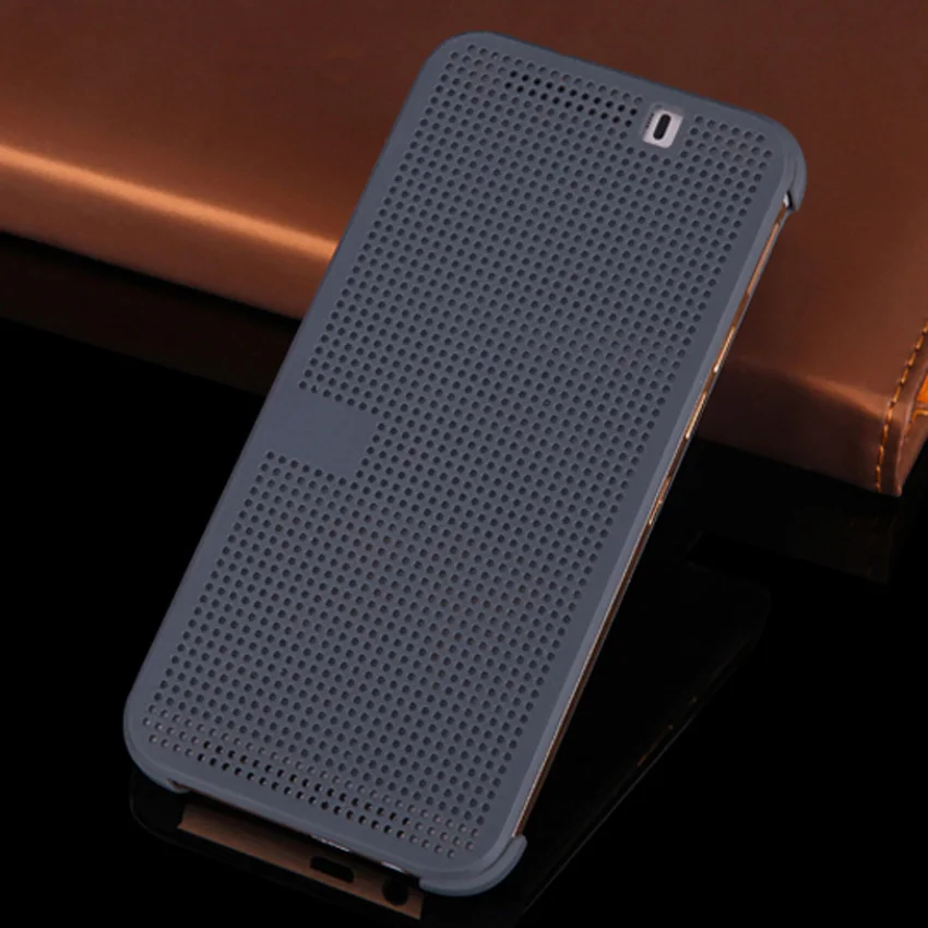 Grey Умный флип-чехол в горошек силиконовый чехол для htc One M9 Plus htc M9 OneM9 htc M9plus M9plus M 9 M9+ 9 Plus чехол для телефона s - Цвет: Grey
