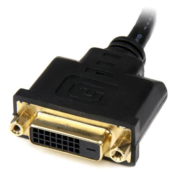 StarTech.com Adaptador de 20 см HDMI a DVI-DVI-D гембра-HDMI Macho-кабель Конвертор видео-Негро 0 2 м DVI-D ма |